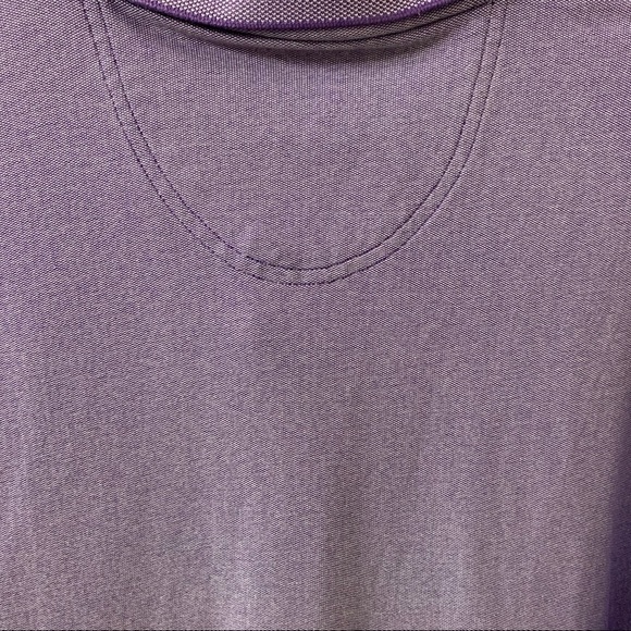IZOD Purple Cotton Knit Performance Golf Shirt Men’s Large - Picture 7 of 13
